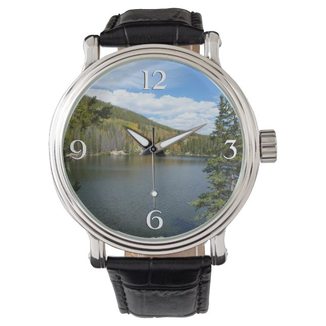 Montre Bear Lake au parc national Rocky Mountain (devant)