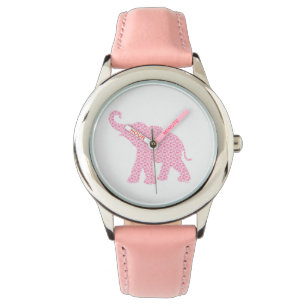 Montre Beau Eléphant Orné violet