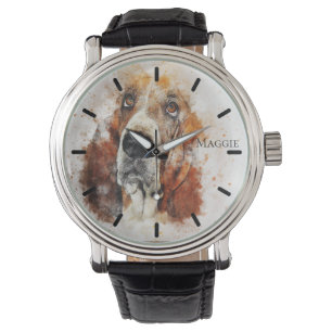 Montre Beau Retriever doré Personnalisé sur mesure
