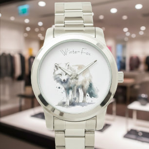 Montre Beauté de l'Arctique : Coutume de Fox d'hiver