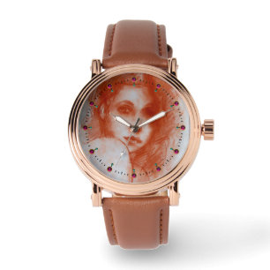 Montre BEAUTÉ ROMANTIQUE / Portrait de femme en Sepia Bro