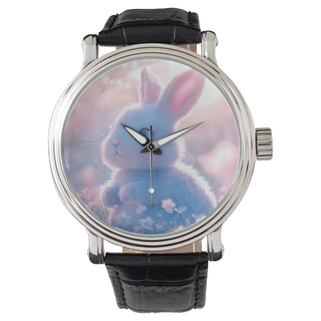 Montre Bébé adorable dans un champ de fleurs (devant)