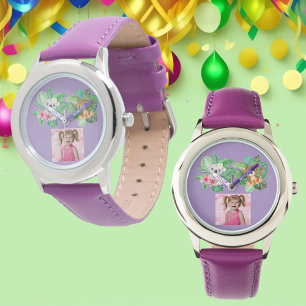 Montre Bébé Animaux Photo personnalisée Enfants Regarder