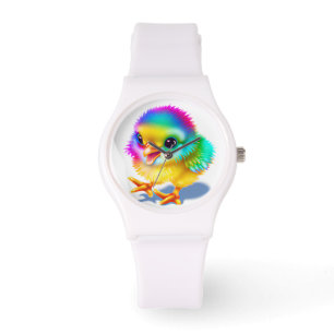 Montre Bébé coloré poulet