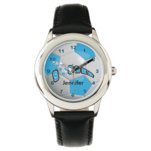 Montre Bébé sportif Bleu balle de football