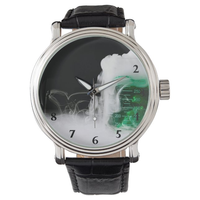 Montre Bécher à fluide vert (devant)