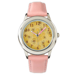 Montre Bee Buzzing Honey Bees mignonne