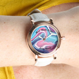 Montre Belle Abstraite Elegant Rose Gold Watch