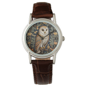 Montre Belle Barne Vintage Owl William Morris Inspiré