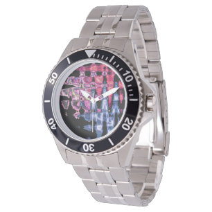 Montre Belle couleur cool parfaite Personnalisé Acier Ino