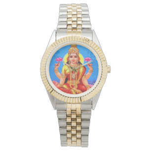 Montre Belle déesse d'or de Lakshmi Diwali