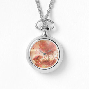 Montre Belle fille Imaginaire assise sous l'arbre d'amour