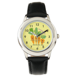 Montre Belle illustration du quatuor de carottes à carott