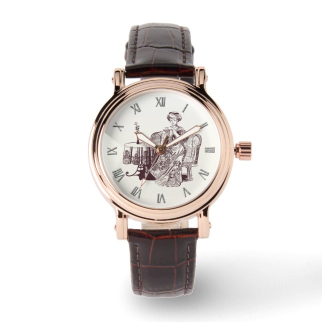 Montre Belle Lady boissons thé (Recto)