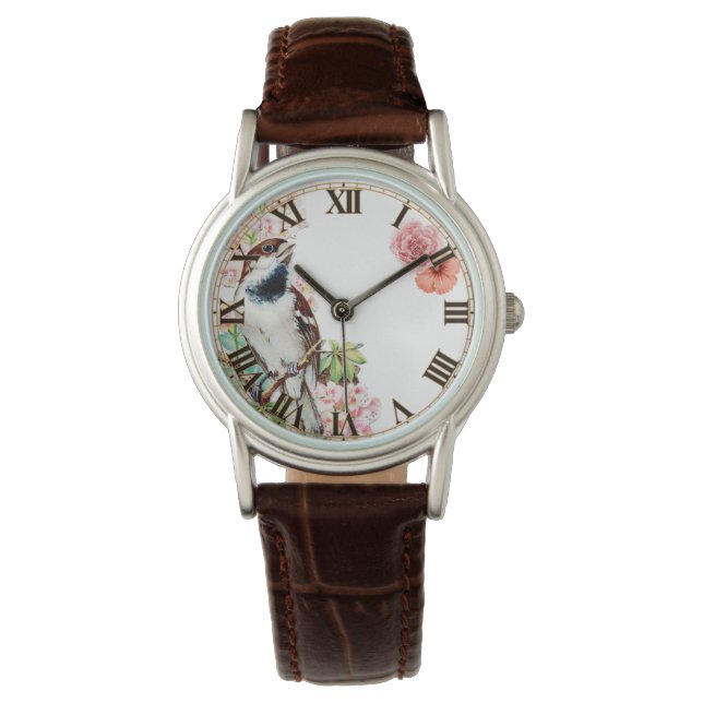 Montre Belle observation d'oiseaux (devant)