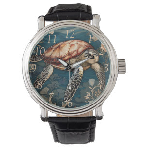 Montre Belle tortue sous-marine