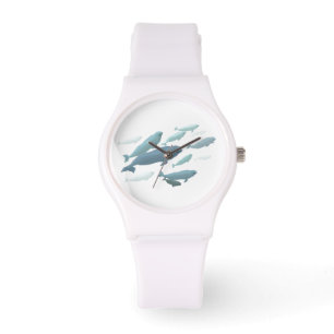 Montre Beluga Whale Watch mignonne Baby Beluga Wrist Watc