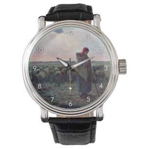 Montre Bergère avec son troupeau, Jean-François Millet
