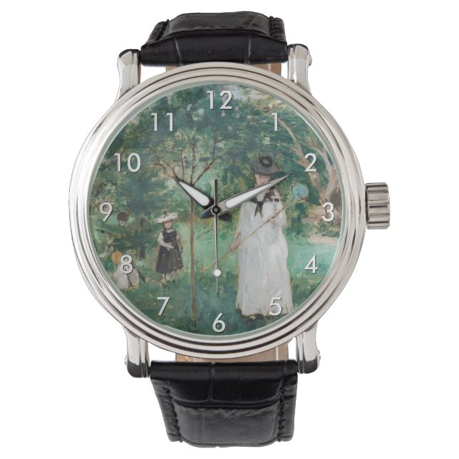 Montre Berthe Morisot - La chasse aux papillons (devant)