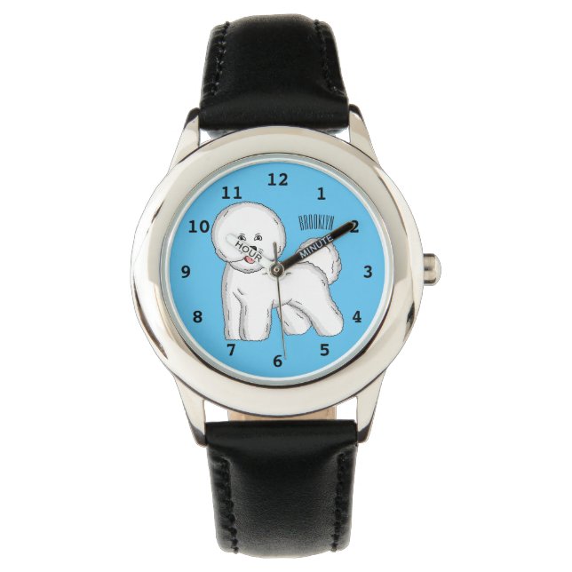 Montre Bichon frise dog dessin animé (devant)