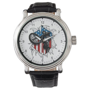 Montre Bicyclette déchirée de BMX