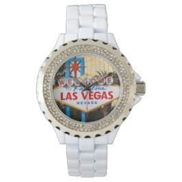 Montre Bienvenue à Las Vegas Rhinestone eWatch