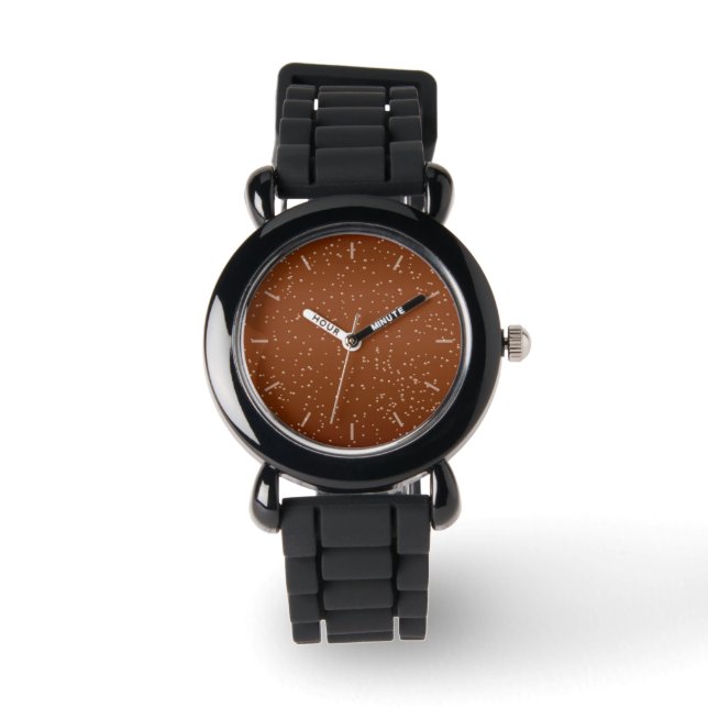 Montre Bière Racine avec minuscules bulles Art Arrière -  (Recto)