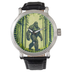 Montre Bigfoot en promenade forestière