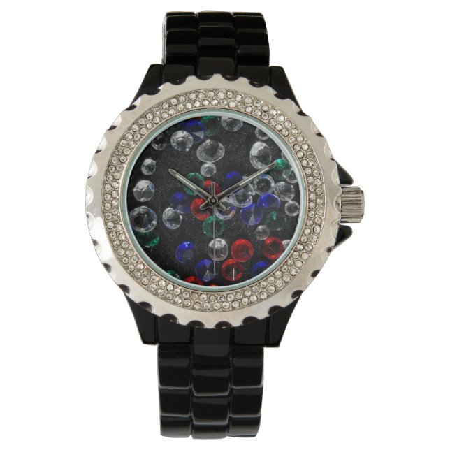 Montre Bijoux épars et pierres précieuses (devant)