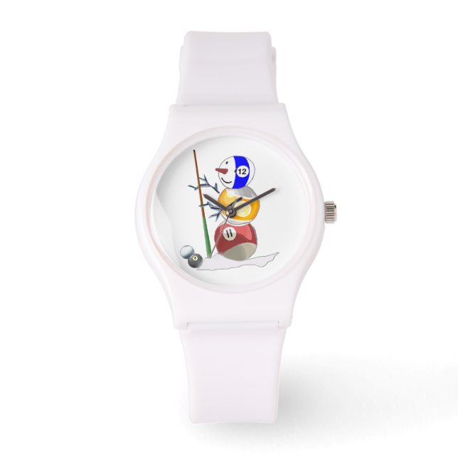 Montre Billiard Ball Snowman (Recto)