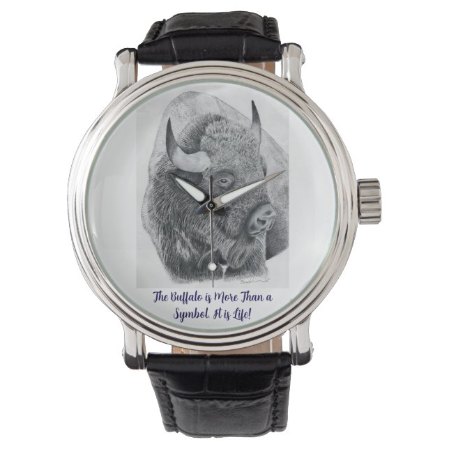Montre Bison d'Amérique (devant)