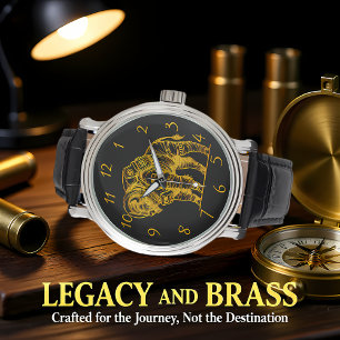 Montre Bison d'or en costume d'astronaute Exploration de