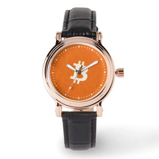 Montre Bitcoin Classic Orange (Neuron) (Recto)
