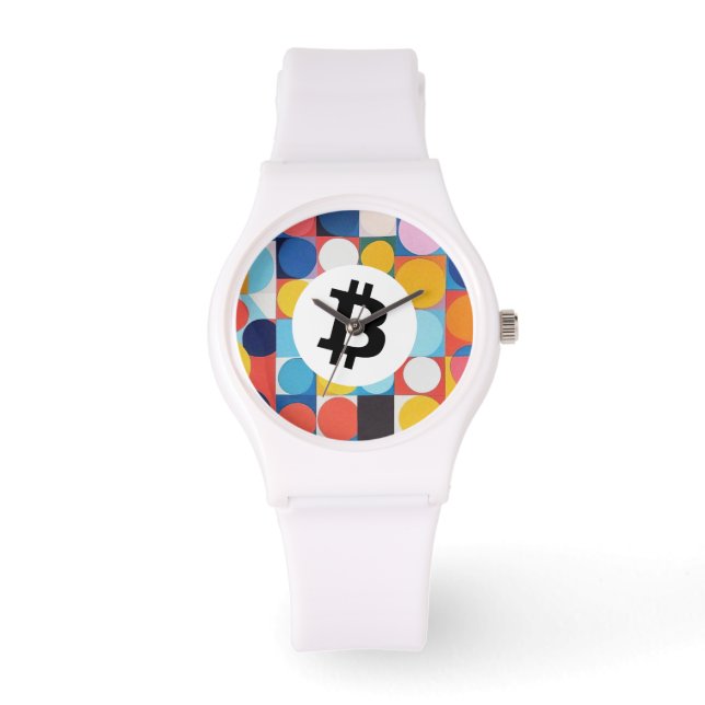 Montre Bitcoin Coloré (Recto)