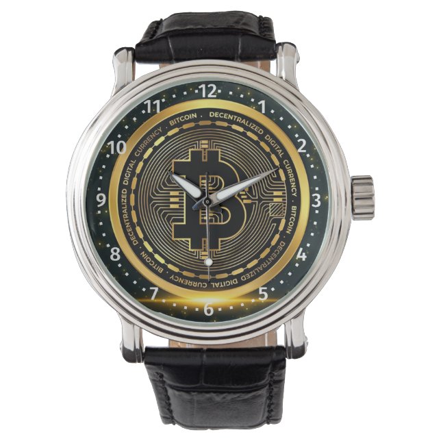 Montre Bitcoin Crypto (devant)