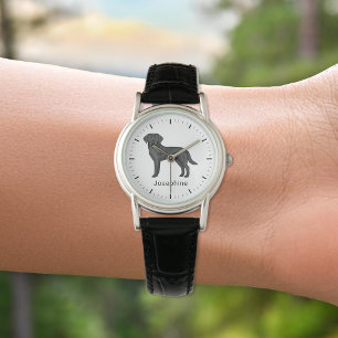 Montre Black Labrador Retriever Chien Black Lab Et Nom