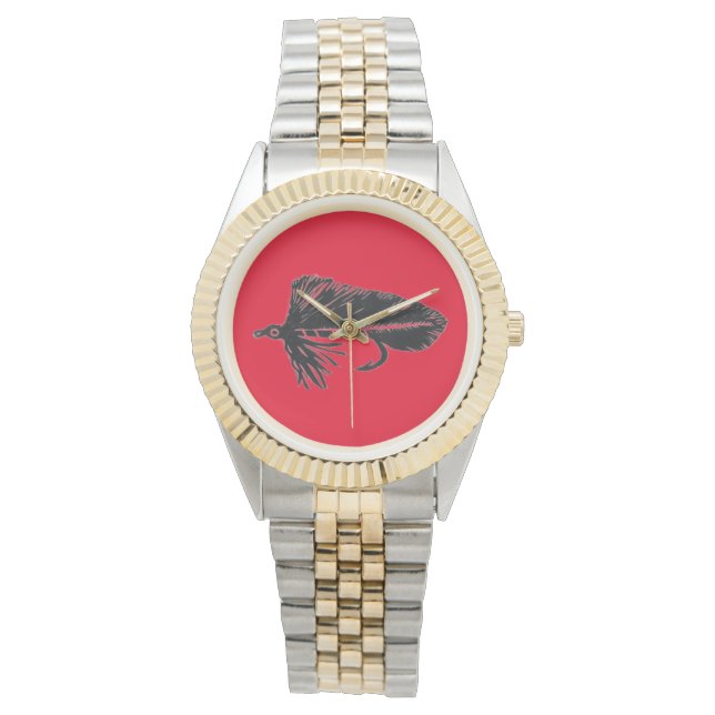 Montre Black Matuka bandoulière pour l'attache à la mouch (devant)