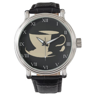 Montre Black Mod Coffee Cup Watch