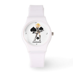 Montre Black Spades Blonde Queen Thunder_Cove