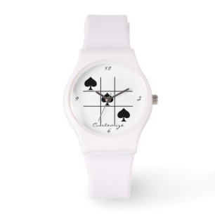 Montre Black Spades Tic Tac Toe Thunder_Cove