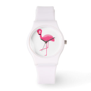 MONTRE BLANC CLASSIQUE FLAMANT ROSE PERSONNALISÉ