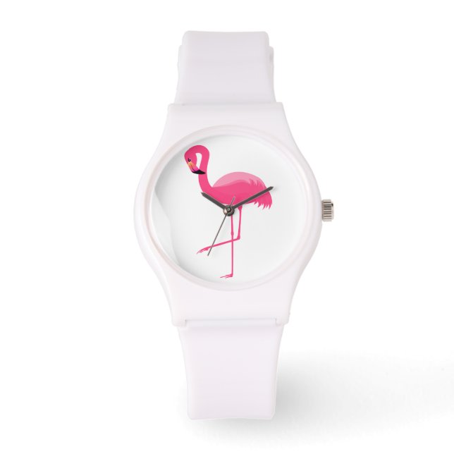 MONTRE BLANC CLASSIQUE FLAMANT ROSE PERSONNALISÉ (Recto)