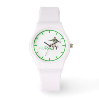 Montre blanche minimaliste de luxe AURA11