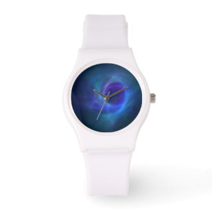 Montre Bleu Abstrait