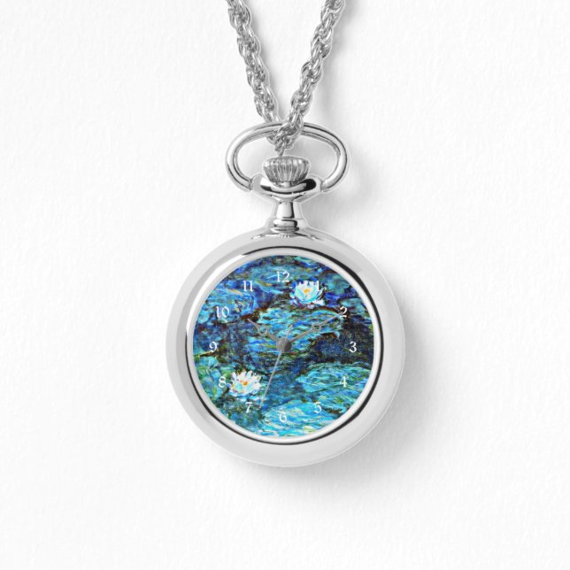 Montre Bleu des nénes d'eau par Monet (Recto)