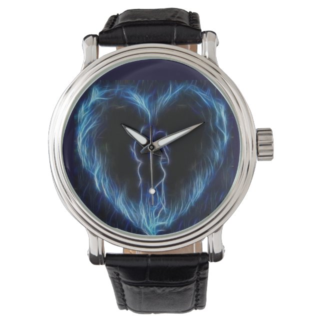 Montre Bleu Fire Heart Watch (devant)