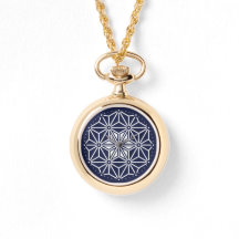 Bleu marine oriental blanc Asanoha style japonais