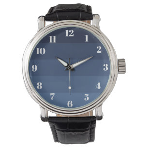 Montre Bleu Monochromatique