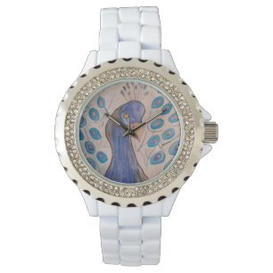Montre bleu Peacock