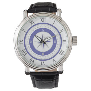 Montre Bleu Rose Bleu Blanc Nautique